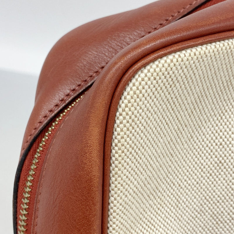 【6ga0638】エルメス ビジネスバッグ プリュムドッグ38 トワルアッシュ ルージュアッシュ ゴールド金具 □F刻印【中古】メンズ レディース ユニセックス