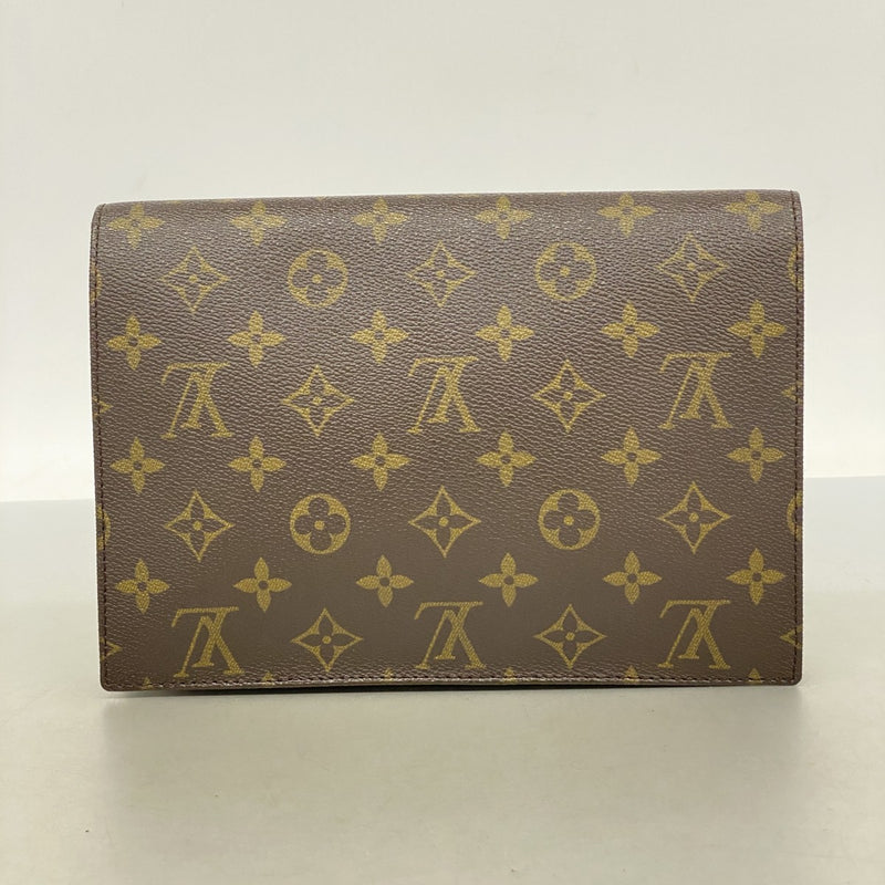 【6ga0639】ルイヴィトン クラッチバッグ モノグラム ポシェットラバ23 M51940 ブラウン【中古】メンズ レディース ユニセックス