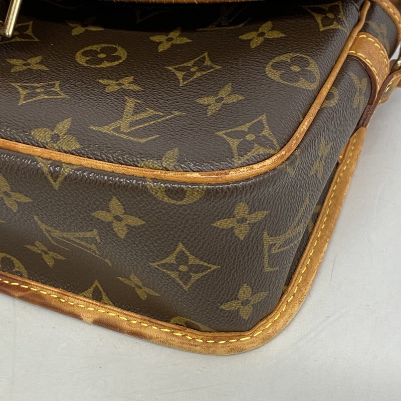 【6ga0651】ルイヴィトン ショルダーバッグ モノグラム ソローニュ M42250 ブラウン【中古】レディース