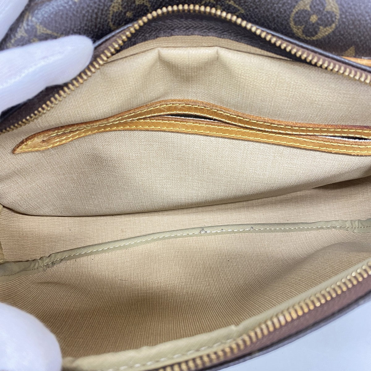 【6ga0659】ルイヴィトン ショルダーバッグ モノグラム リポーターPM M45254 ブラウン【中古】レディース