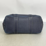 【6ga0678】エルメス トートバッグ ガーデンパーティTPM トワルオフィシエ ネイビー シルバー金具 □I刻印【中古】メンズ レディース ユニセックス