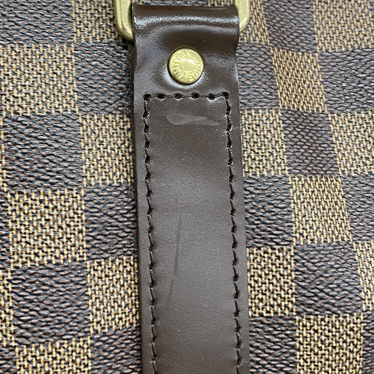 【6ga0693】ルイヴィトン ボストンバッグ ダミエ キーポルバンドリエール55 N41414 エベヌ【中古】メンズ レディース ユニセックス