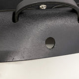 【6ga0696】エルメス ハンドバッグ エールバッグMM トワルオフィシエ ブラック シルバー金具 □F刻印 2wayバッグ【中古】メンズ レディース ユニセックス