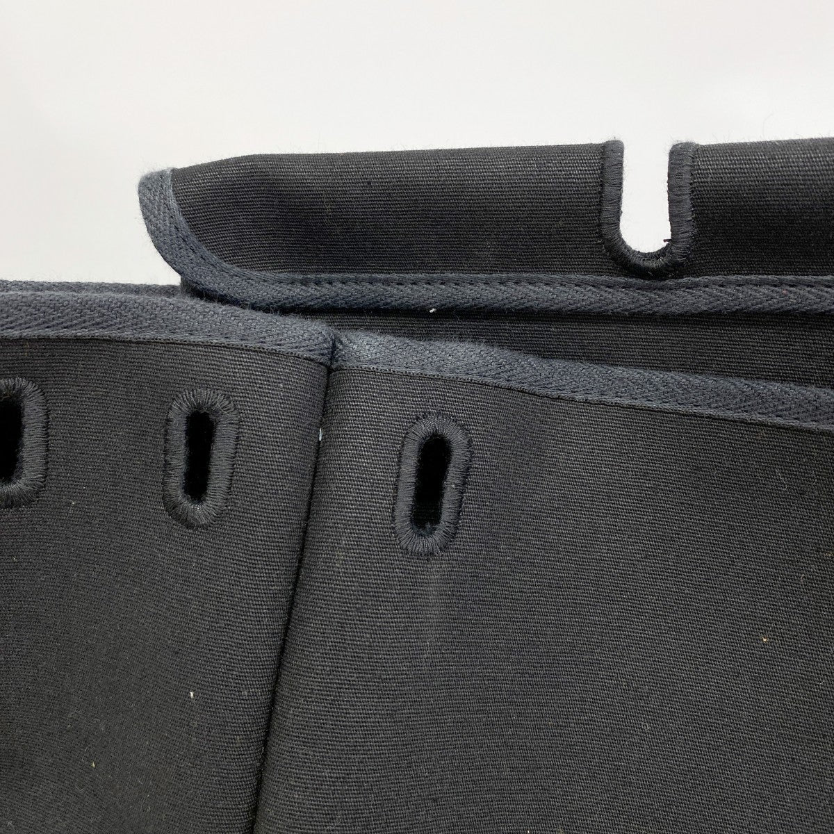 【6ga0696】エルメス ハンドバッグ エールバッグMM トワルオフィシエ ブラック シルバー金具 □F刻印 2wayバッグ【中古】メンズ レディース ユニセックス