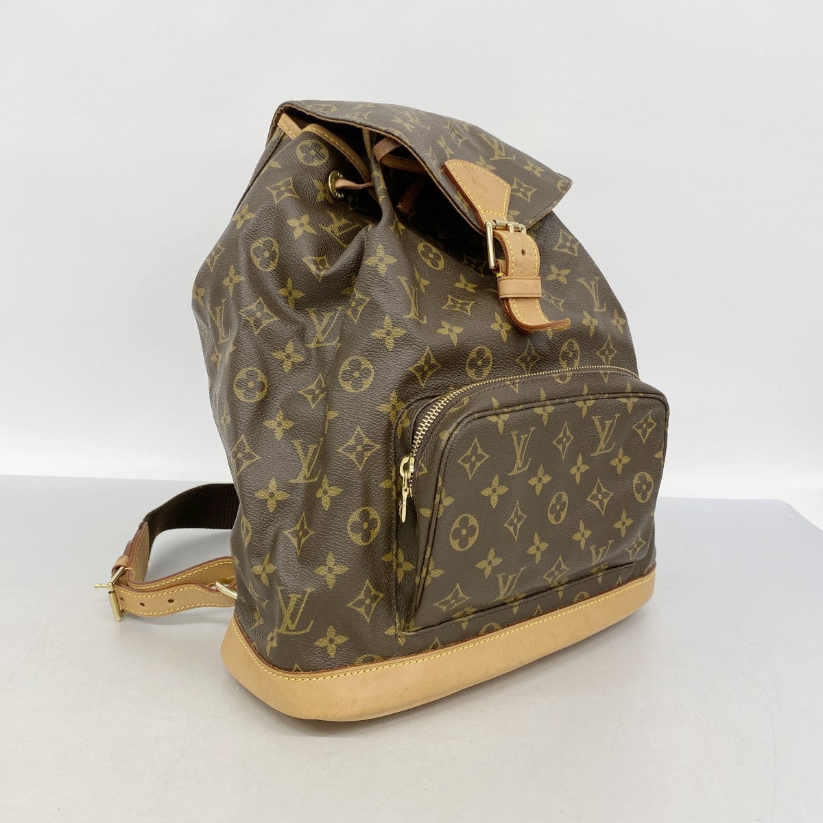 【6ga0700】ルイヴィトン リュック・デイパック モノグラム モンスリGM M51135 ブラウン【中古】メンズ レディース ユニセックス