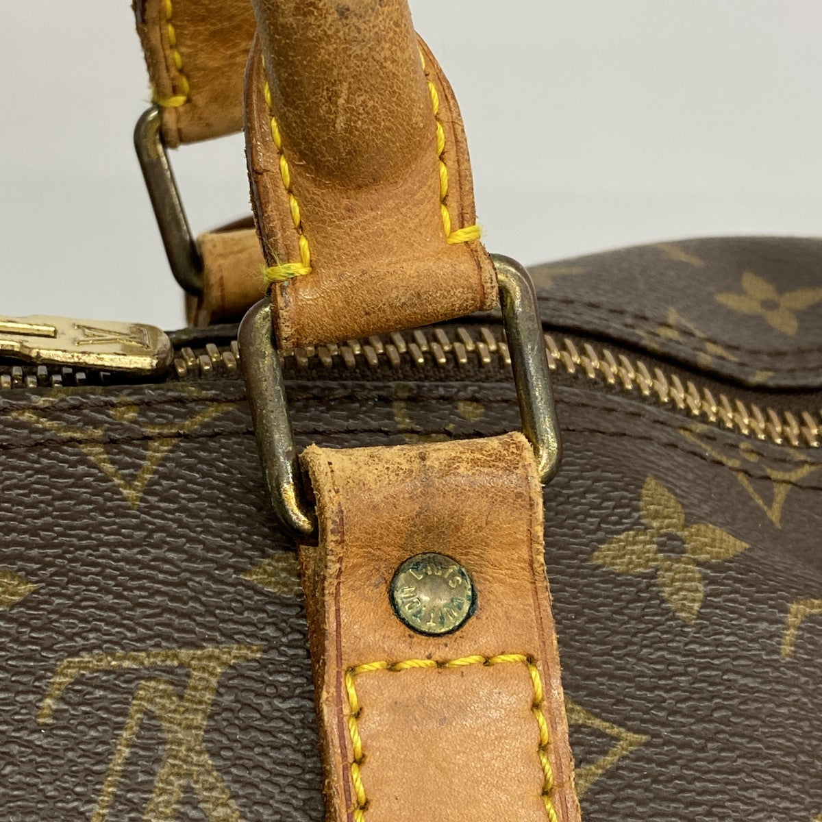 【6ga0715】ルイヴィトン ボストンバッグ モノグラム キーポルバンドリエール50 M41416 ブラウン【中古】メンズ レディース ユニセックス