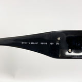 【6ga0716】シャネル サングラス カメリア 5113 プラスチック ベージュ ブラック シルバー金具【中古】レディース