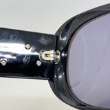 【6ga0716】シャネル サングラス カメリア 5113 プラスチック ベージュ ブラック シルバー金具【中古】レディース