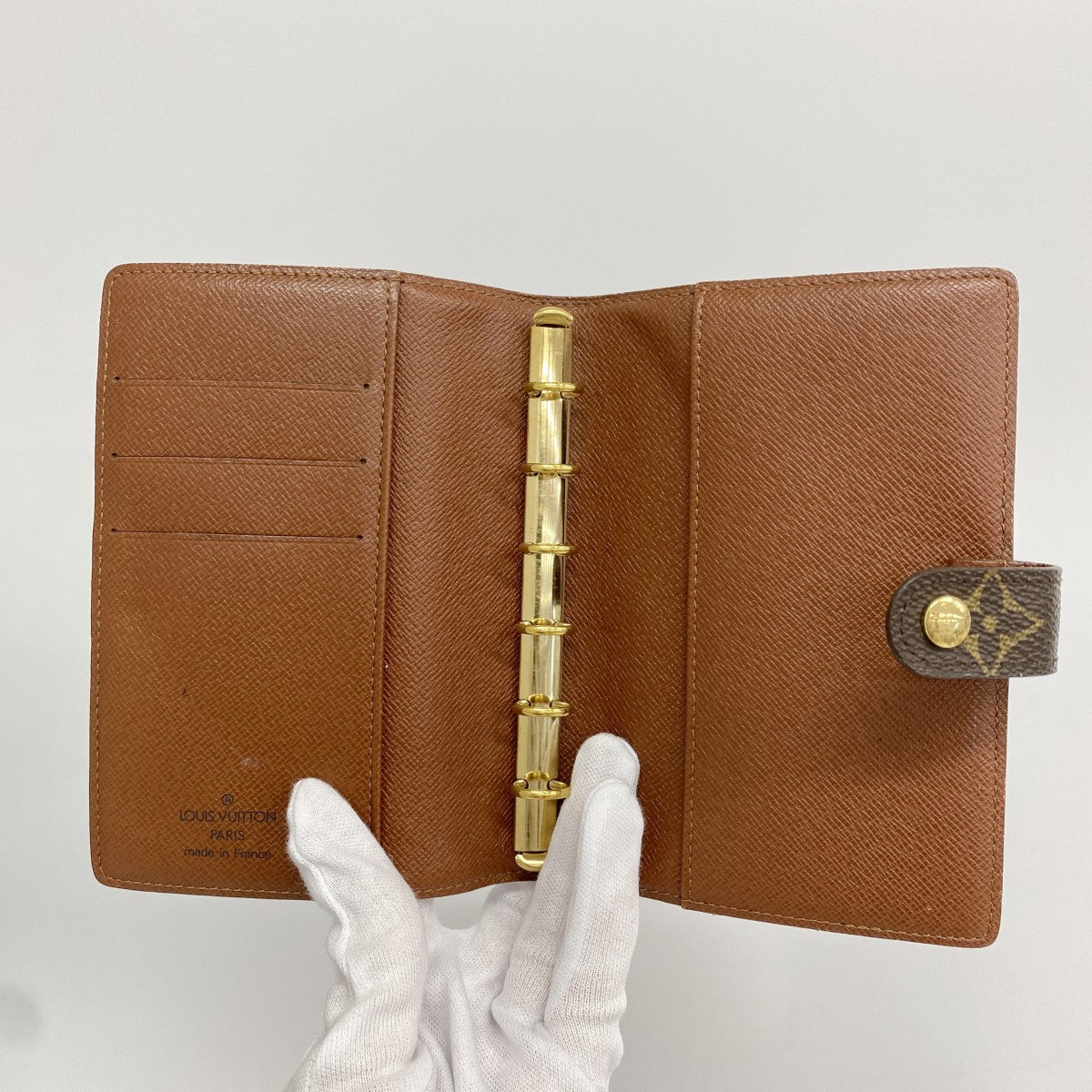 【6ga0720】ルイヴィトン 手帳カバー モノグラム アジェンダPM R20005 ブラウン【中古】メンズ レディース ユニセックス