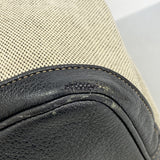 【6ga0727】エルメス トートバッグ ガーデンパーティGM トワルアッシュ ブラック シルバー金具 □J刻印【中古】メンズ レディース ユニセックス