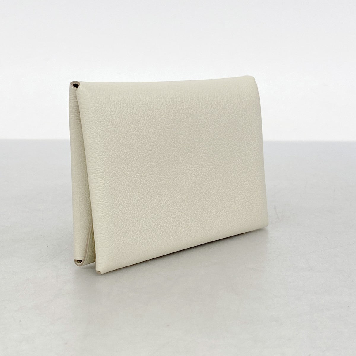 【6ga0731】エルメス コインケース カルヴィデュオ エバーカラー ベトン シルバー金具 W刻印【中古】メンズ レディース ユニセックス
