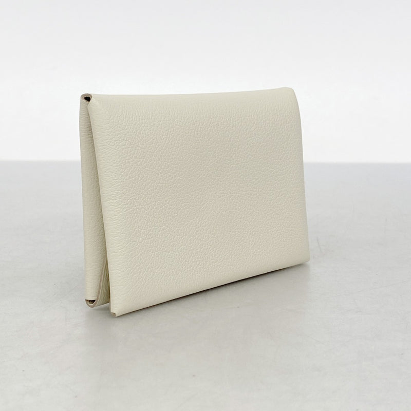 【6ga0731】エルメス コインケース カルヴィデュオ エバーカラー ベトン シルバー金具 W刻印【中古】メンズ レディース ユニセックス