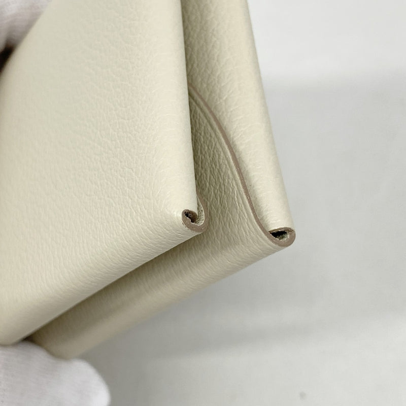 【6ga0731】エルメス コインケース カルヴィデュオ エバーカラー ベトン シルバー金具 W刻印【中古】メンズ レディース ユニセックス