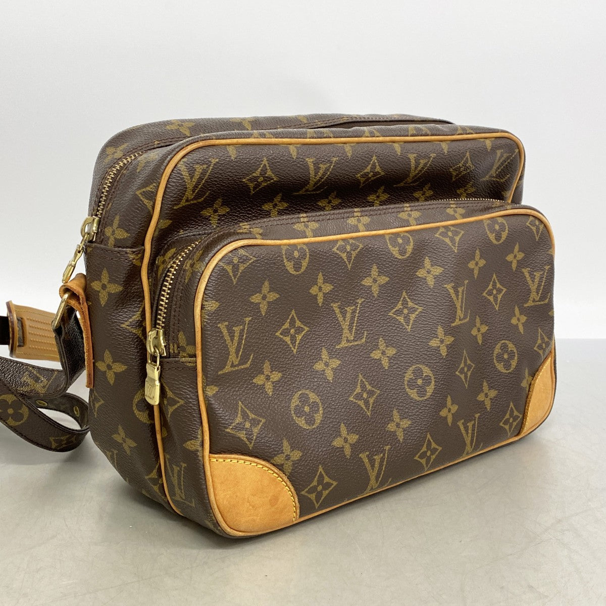 【6ga0746】ルイヴィトン ショルダーバッグ モノグラム ナイル M45244 ブラウン【中古】レディース