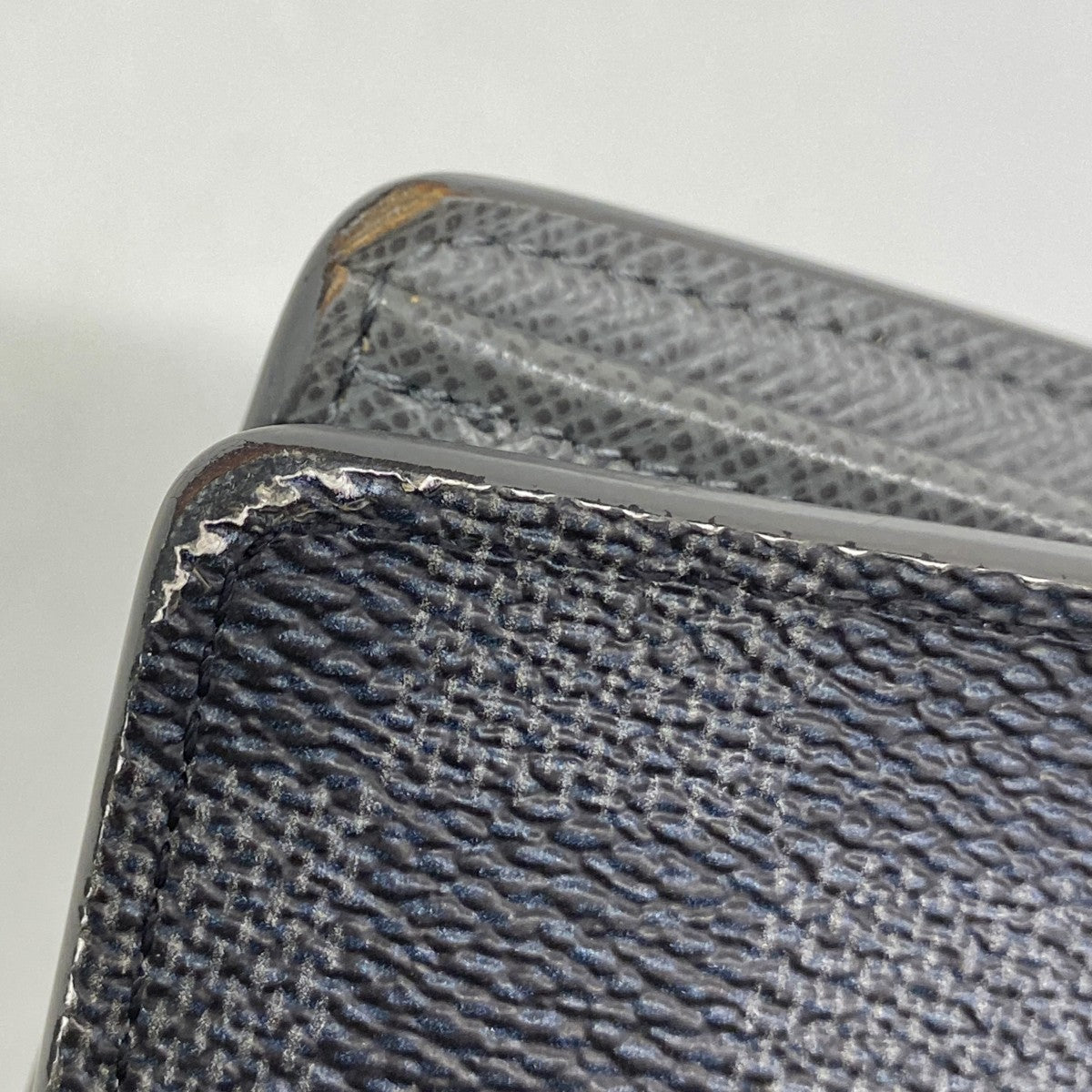 【6ga0757-k】ルイヴィトン 長財布 ダミエ・グラフィット ポルトフォイユブラザ N60305 グリ【中古】メンズ