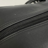【6ga0769-k】シャネル ショルダーバッグ カンボン ラムスキン ブラック シルバー金具【中古】レディース