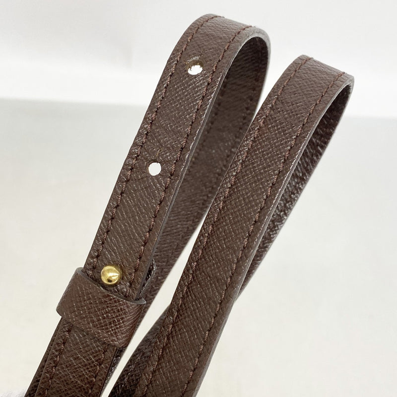 【6ga0772-k】ルイヴィトン ショルダーバッグ ダミエ ピムリコ N45272 エベヌ【中古】レディース