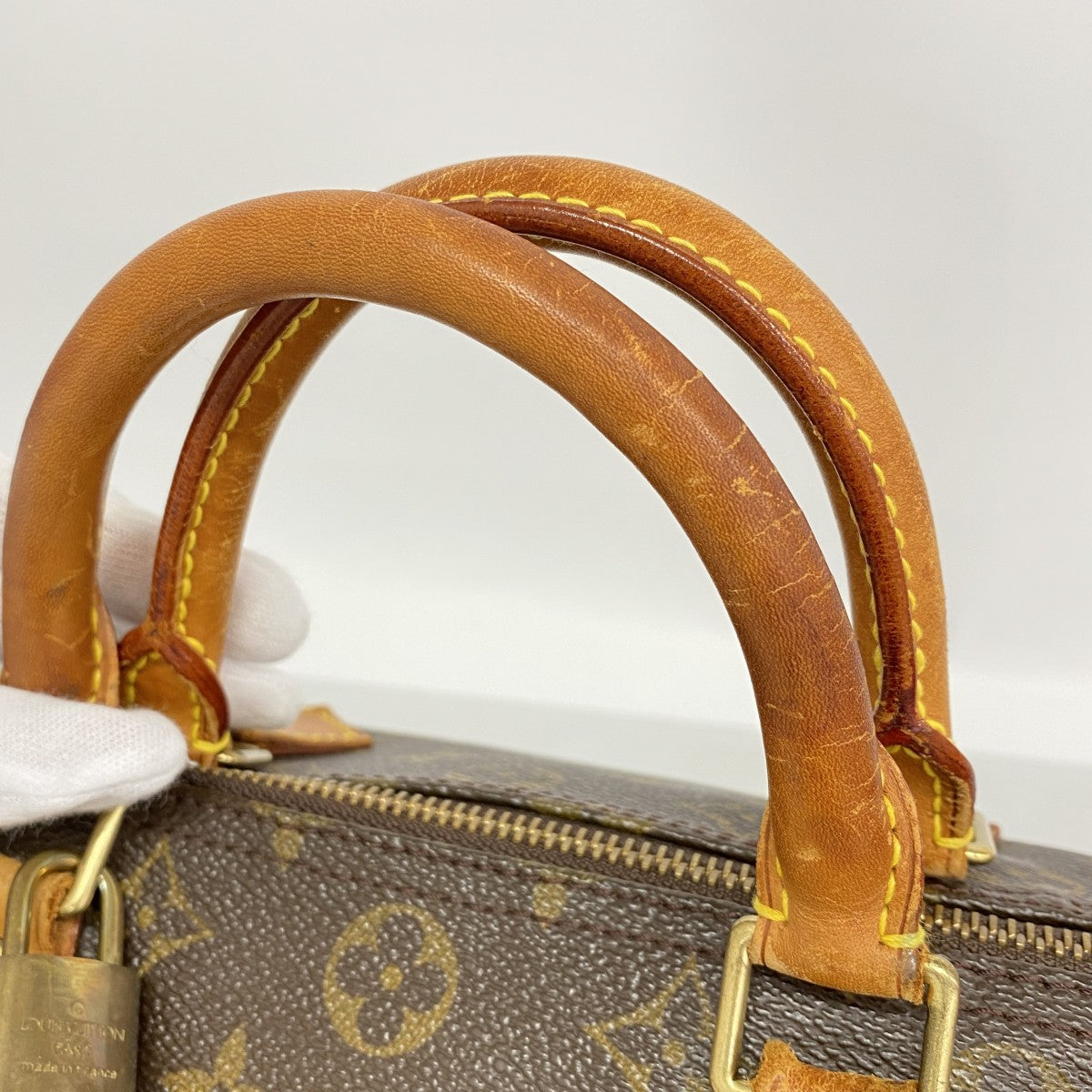 【6ga0683】ルイヴィトン ハンドバッグ モノグラム スピーディ30 M41108 ブラウン【中古】レディース