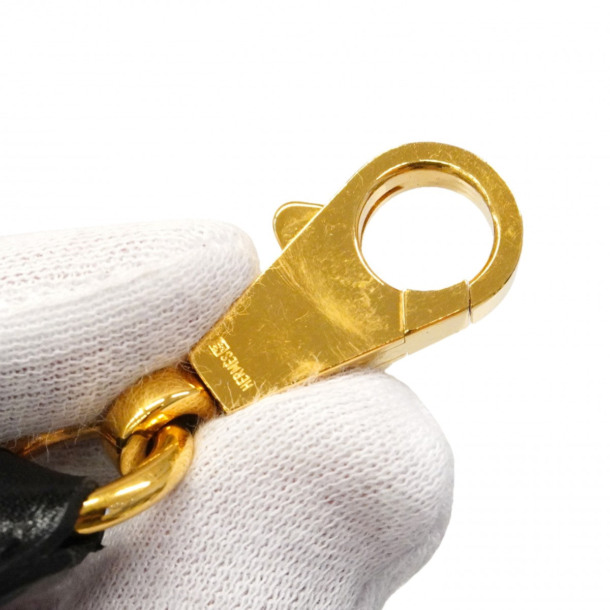 【6ga0784】エルメス ハンドバッグ ケリー25 ボックスカーフ ブラック ゴールド金具 □M刻印 2wayバッグ【中古】レディース