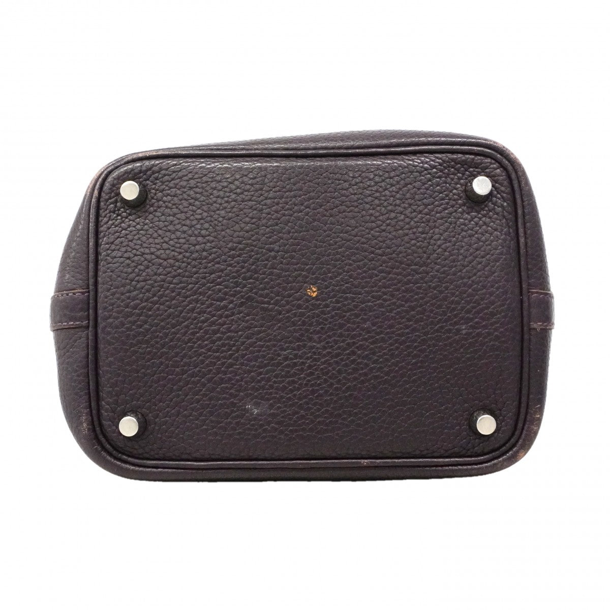 【6ga0785】エルメス ハンドバッグ ピコタンロックPM トリヨンクレマンス レザン シルバー金具 □R刻印【中古】レディース