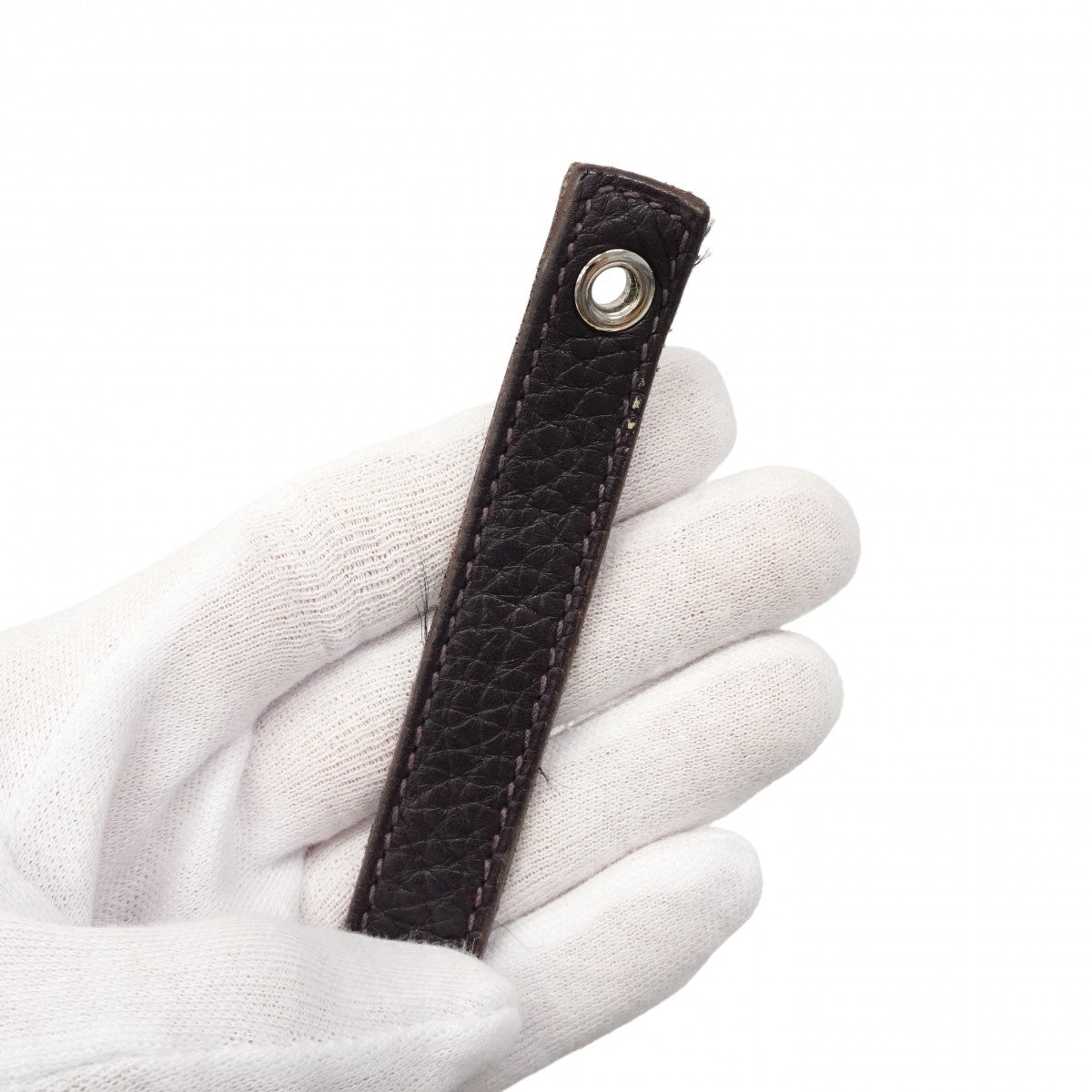 【6ga0785】エルメス ハンドバッグ ピコタンロックPM トリヨンクレマンス レザン シルバー金具 □R刻印【中古】レディース