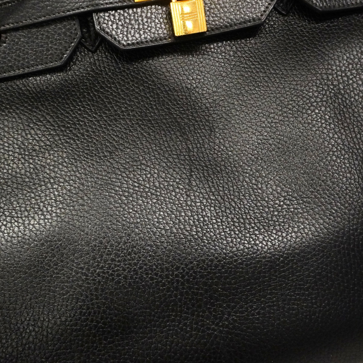 【6ga0793】エルメス ハンドバッグ バーキン40 アルデンヌ ブラック ゴールド金具 〇Y刻印【中古】メンズ