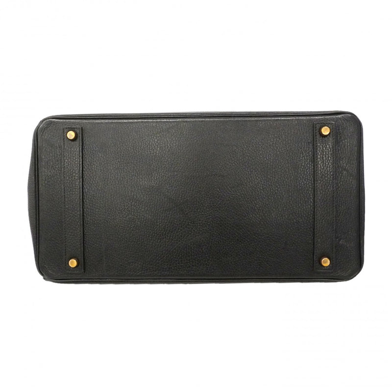 【6ga0793】エルメス ハンドバッグ バーキン40 アルデンヌ ブラック ゴールド金具 〇Y刻印【中古】メンズ