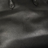 【6ga0793】エルメス ハンドバッグ バーキン40 アルデンヌ ブラック ゴールド金具 〇Y刻印【中古】メンズ