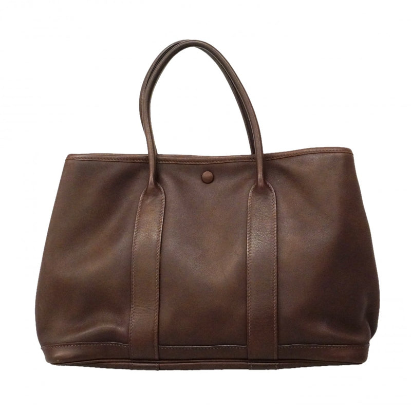 【6ga0794】エルメス トートバッグ ガーデンツイリーTPM スイフト ハバナ シルバー金具 □H刻印【中古】レディース