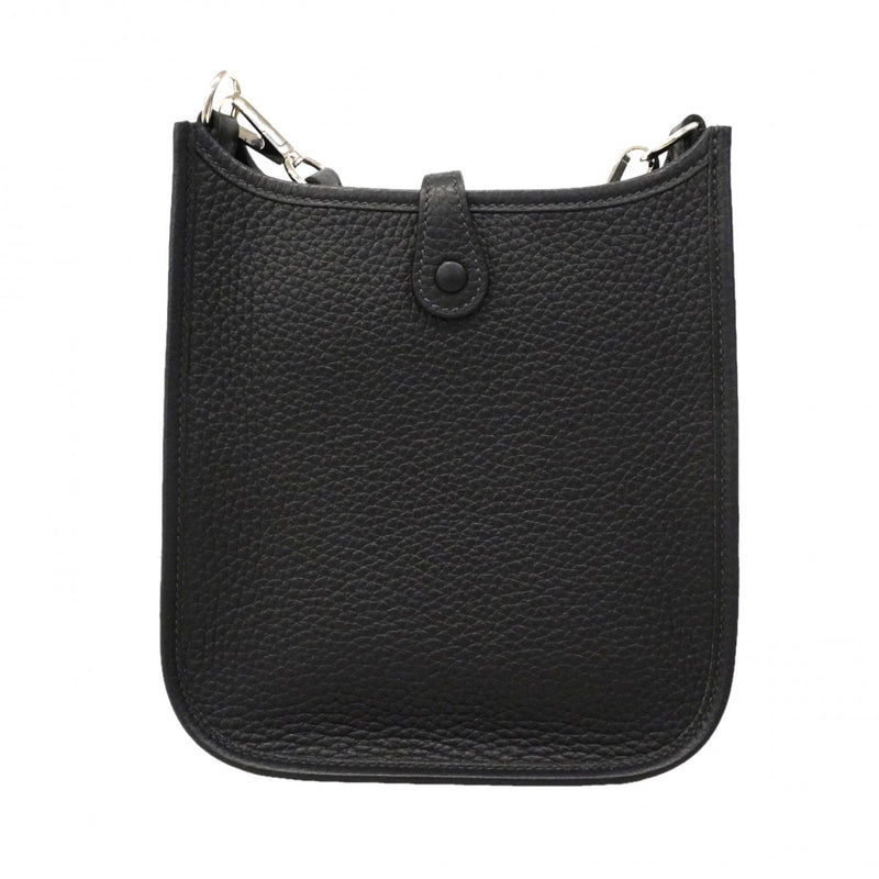 【6ga0796】エルメス ショルダーバッグ エヴリンTPM トリヨンクレマンス ブラック シルバー金具 W刻印【中古】レディース