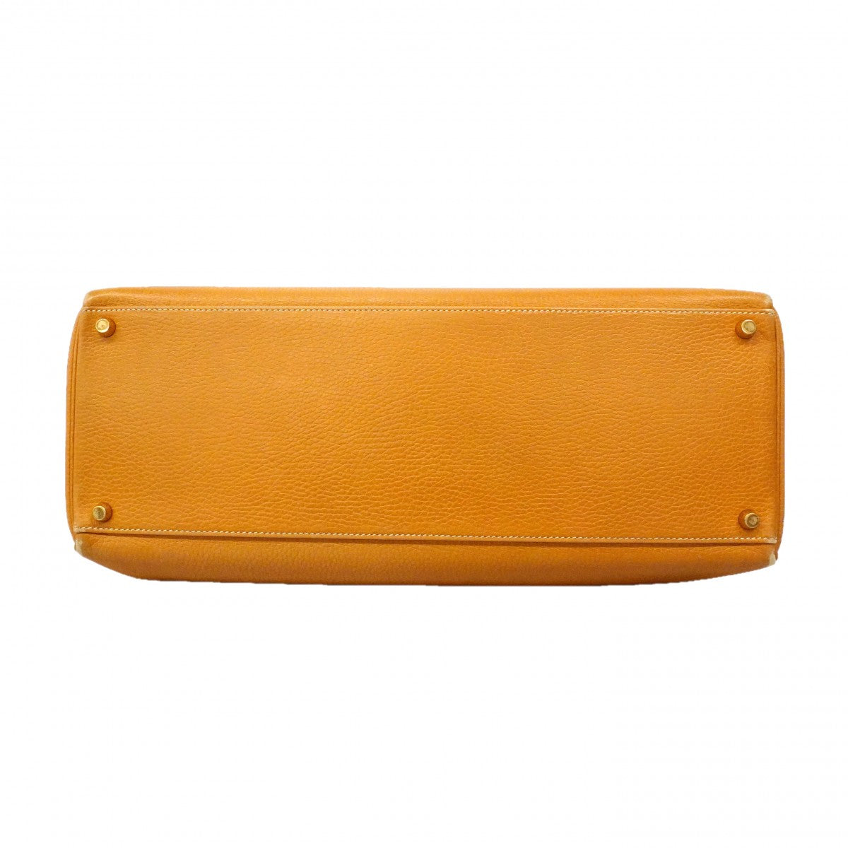 【6ga0797】エルメス ハンドバッグ ケリー40 アルデンヌ ナチュラル ゴールド金具 □A刻印【中古】メンズ
