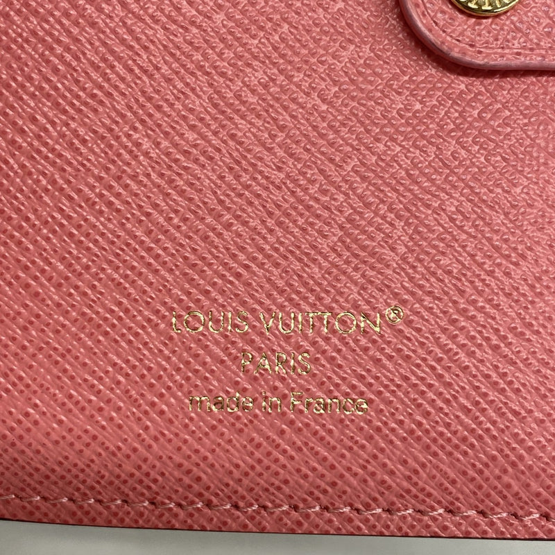 【6gb0807】ルイヴィトン 財布 モノグラム ポルトフォイユリサ M25692 ブラウン ウジェニーピンク【中古】レディース
