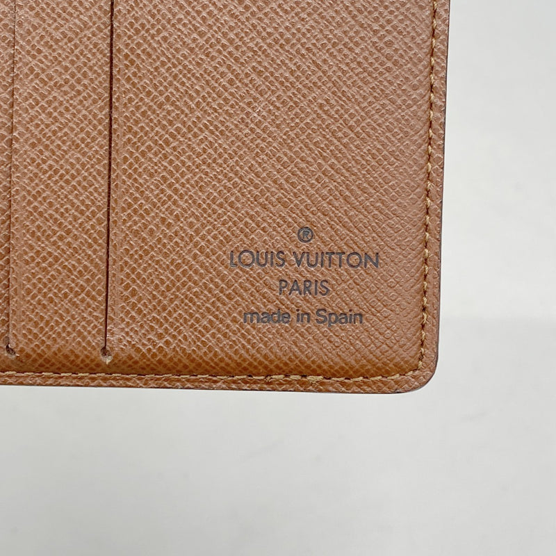 【6gb0863】ルイヴィトン 札入れ モノグラム ポルトビエ 6カルトクレディ M60929 ブラウン【中古】メンズ