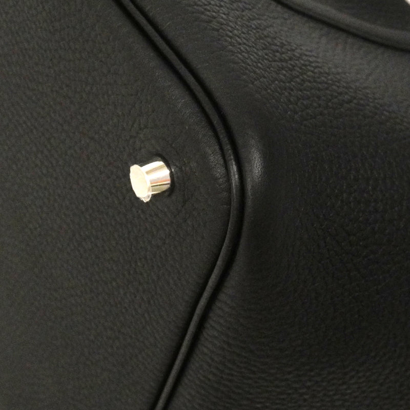 【6gb0920】エルメス ハンドバッグ ピコタンロックMM トリヨンクレマンス ブラック シルバー金具 W刻印【中古】レディース
