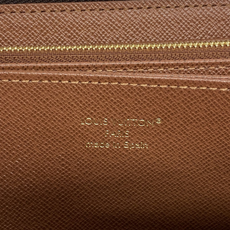 【6gb0924】ルイヴィトン 長財布 モノグラム ジッピーウォレット M42616 ブラウン【中古】メンズ レディース ユニセックス