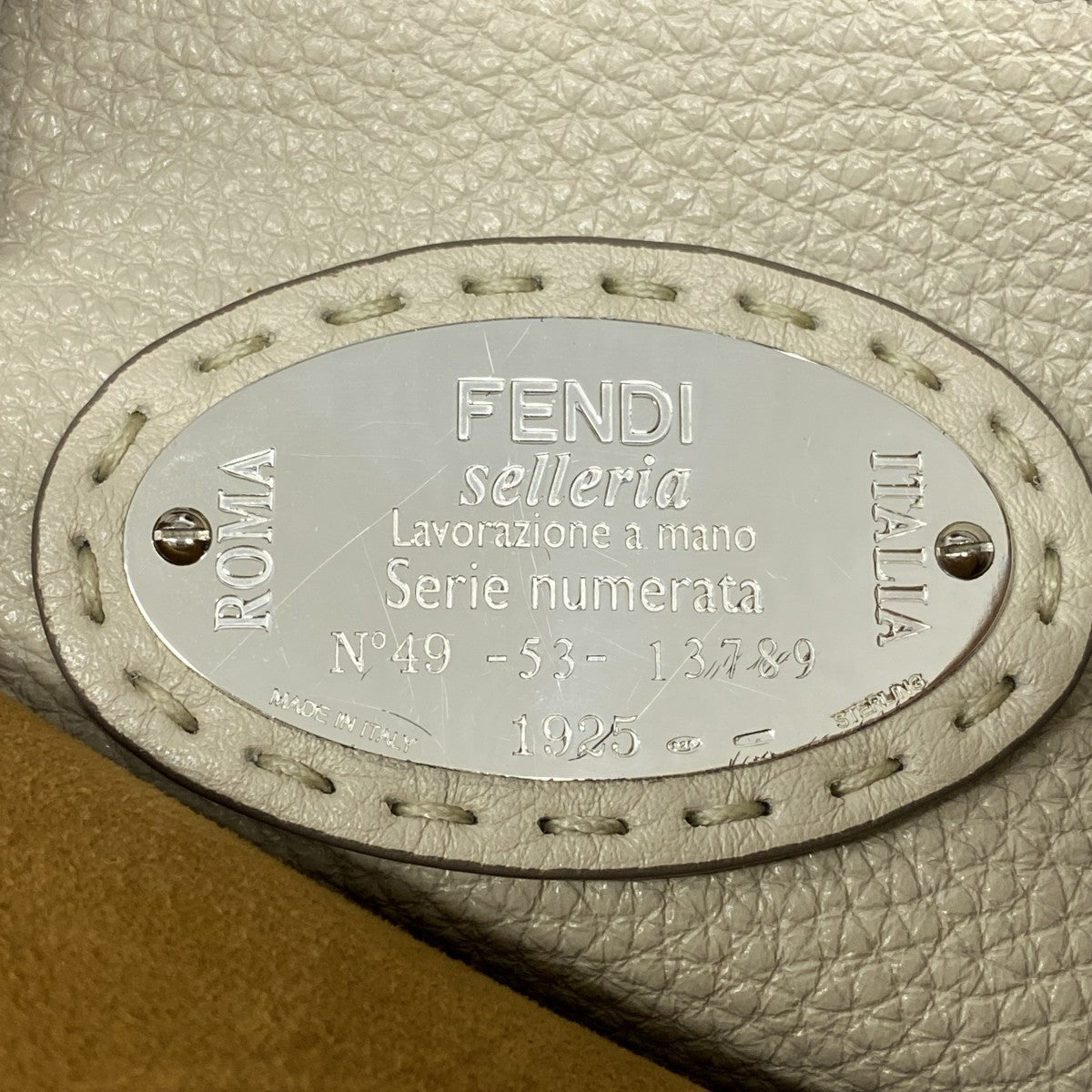 【6gb0943】フェンディ ハンドバッグ セレリア ピーカブー レザー ブラウン シルバー金具 2wayバッグ【中古】レディース