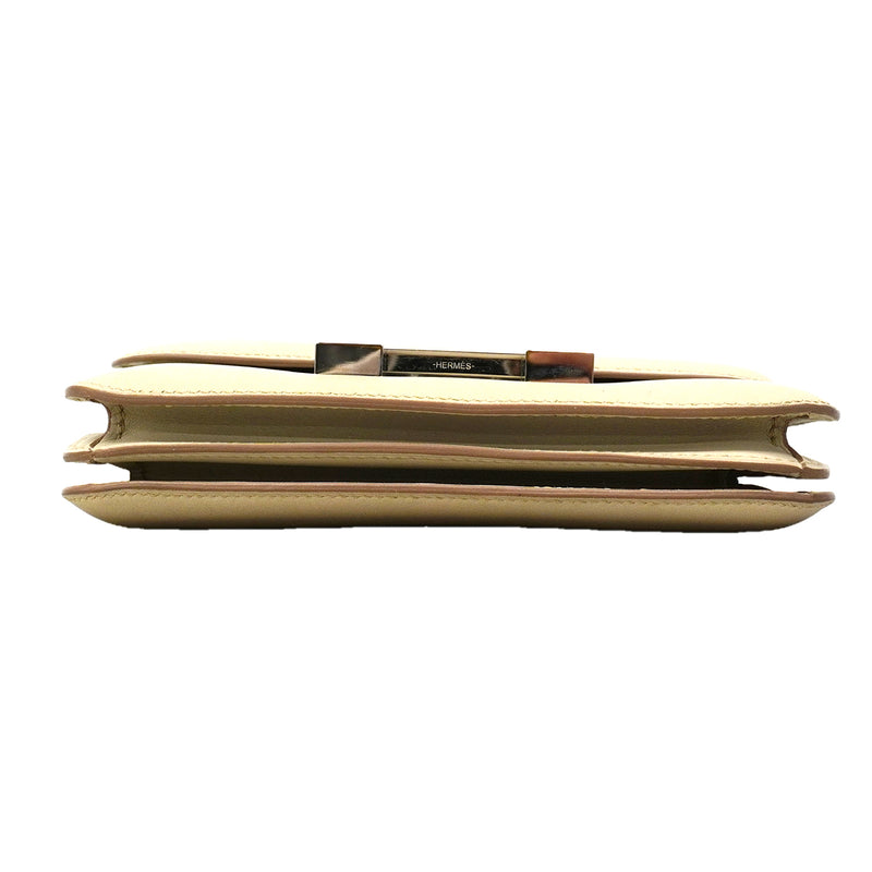 【6gb0955】エルメス ショルダーバッグ コンスタンス18 スイフト ベトン シルバー金具 C刻印【中古】レディース