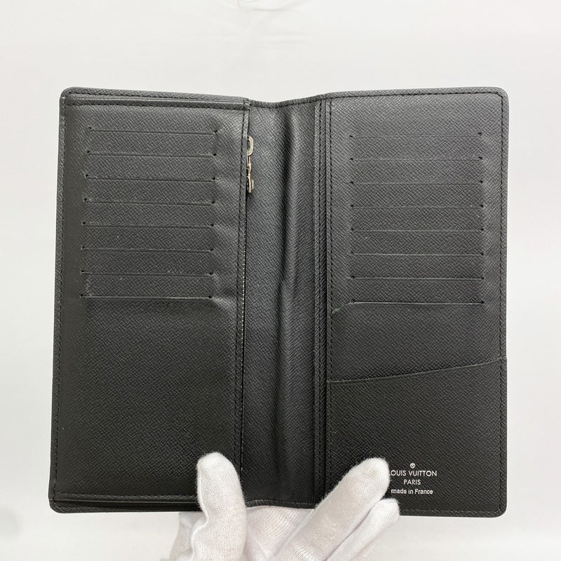 【6gb0995-k】ルイヴィトン 長財布 ダミエ・グラフィット ポルトフォイユブラザ N62665 ブラック【中古】メンズ