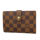 【6gb1039-k】ルイヴィトン 財布 ダミエ ポルトフォイユヴィエノワ N61674 エベヌ【中古】レディース