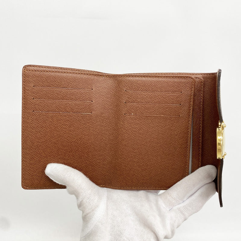 【6gb1049-k】ルイヴィトン 三つ折り財布 モノグラム ポルトフォイユコアラ M58013 ブラウン【中古】レディース