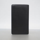【6gb1059-k】シャネル 長財布 ココジャケットモチーフ レザー ブラック シルバー金具【中古】レディース