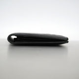 【6gb1059-k】シャネル 長財布 ココジャケットモチーフ レザー ブラック シルバー金具【中古】レディース