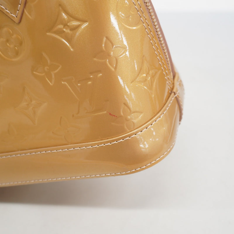 【6gb1062-k】ルイヴィトン ハンドバッグ ヴェルニ アルマBB M91752 ベージュプードル 2wayバッグ【中古】レディース