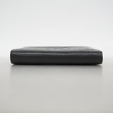【6gb1112-k】シャネル 財布 キャビアスキン ブラック ゴールド金具【中古】レディース
