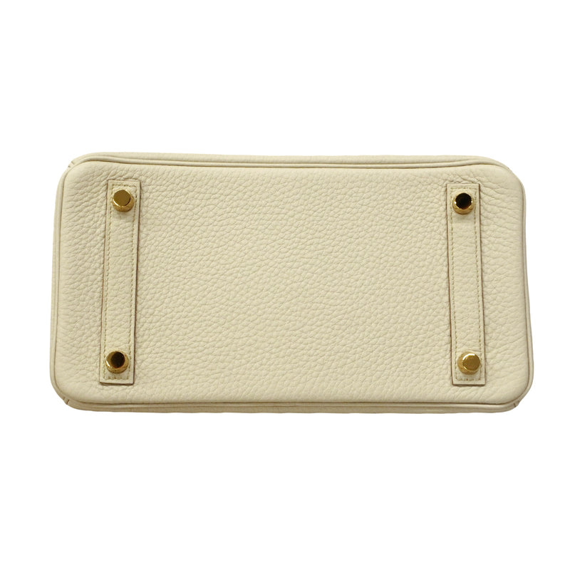 【6gb1127-g】エルメス ハンドバッグ バーキン25 トゴ ベトン ゴールド金具 U刻印【中古】レディース