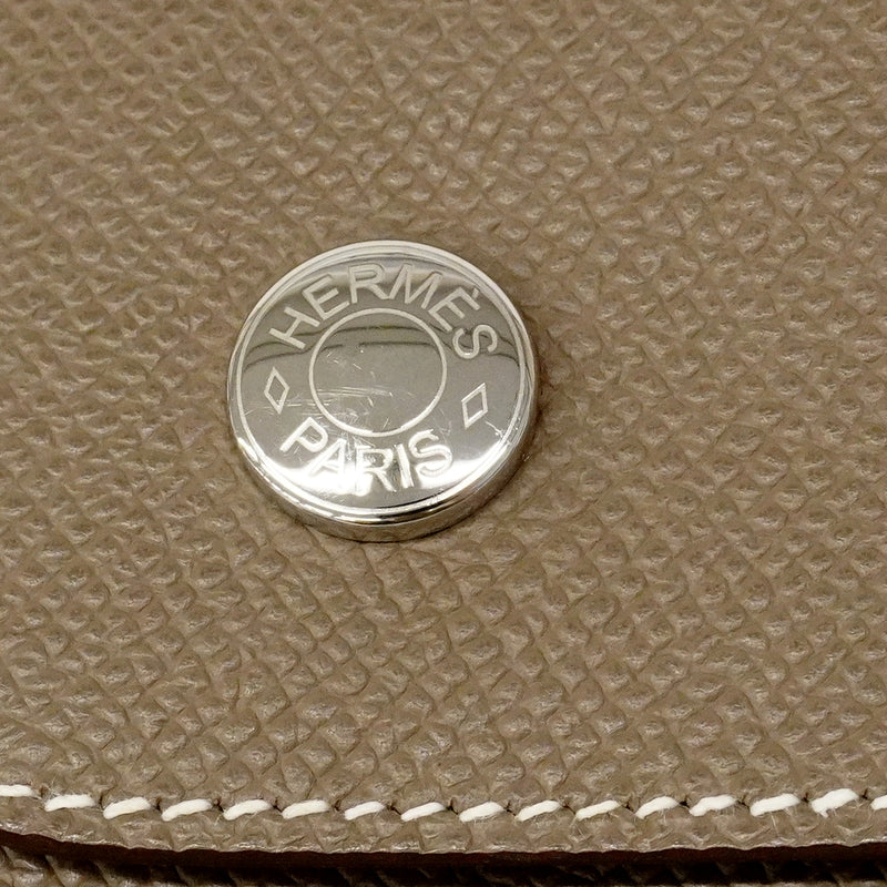 【6gb1132】エルメス ショルダーバッグ ナップトューゴー ヴォーエプソン エトゥープ シルバー金具 W刻印【中古】レディース