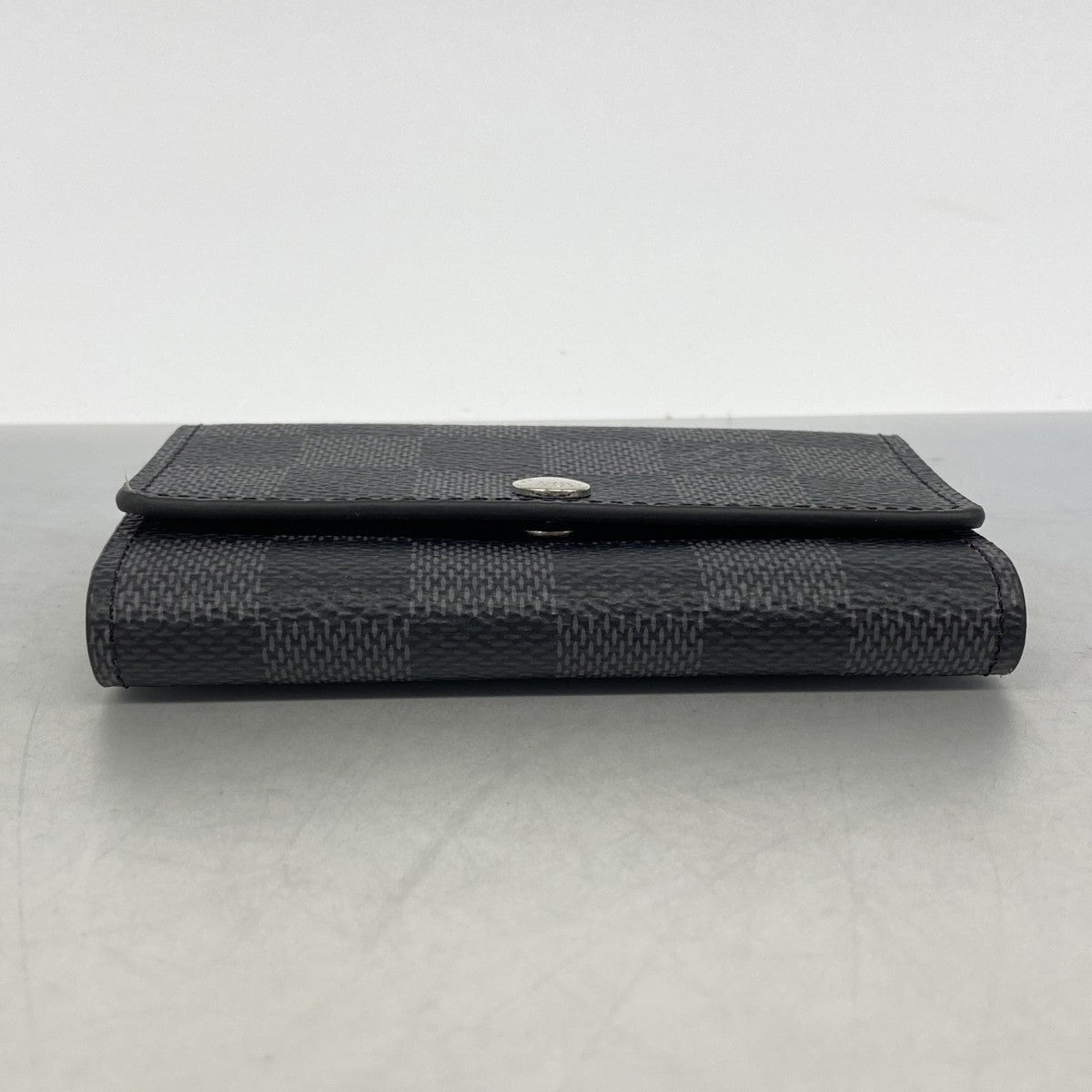 【6gb1159-k】ルイヴィトン キーケース ダミエ・グラフィット ミュルティクレ6 N62662 ブラック【中古】メンズ