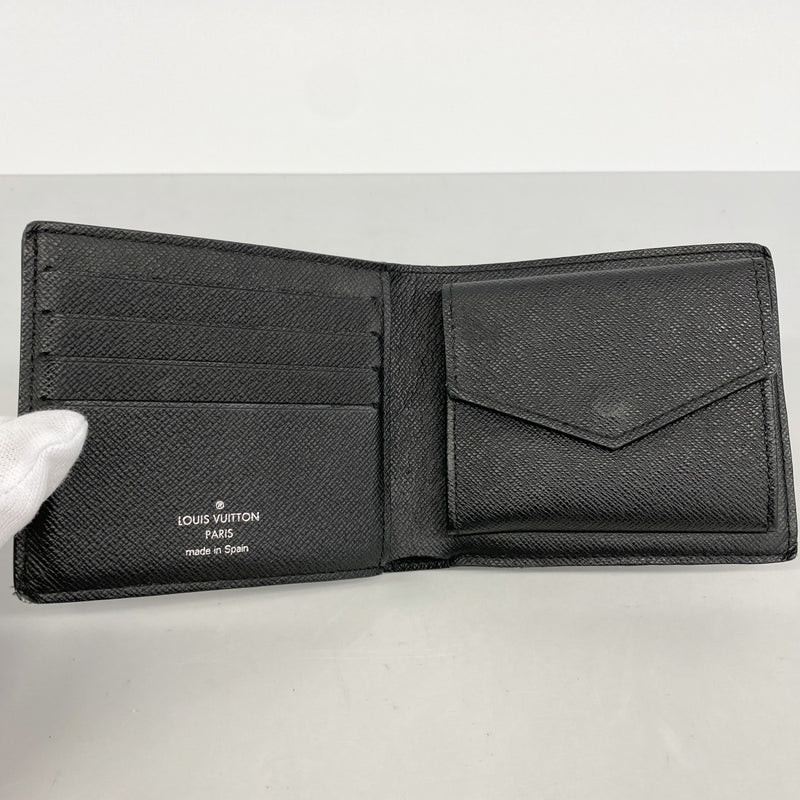 【6gb1175-k】ルイヴィトン 財布 モノグラム・エクリプス ポルトフォイユマルコNM M62545 ブラック【中古】メンズ