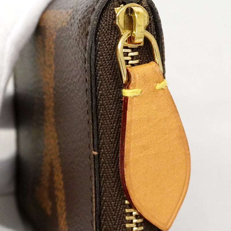 【6gb1194-k】ルイヴィトン コインケース モノグラム・ジャイアント ジッピーコインパース M67690 ブラウン【中古】レディース