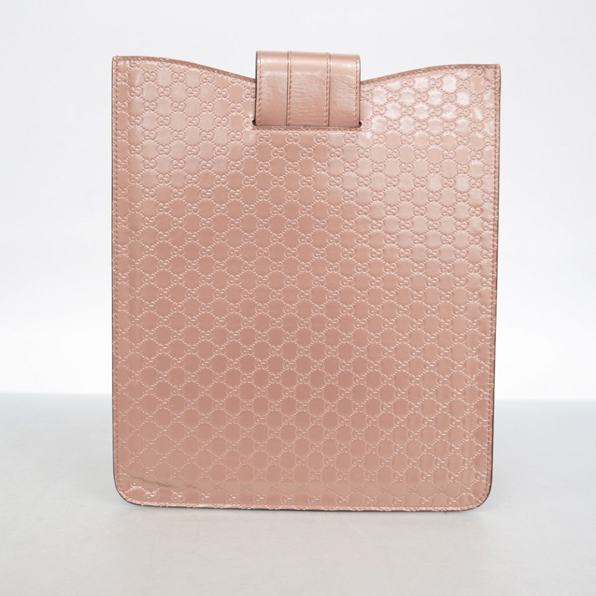 【6gb1228-k】グッチ ipadケース マイクログッチシマ 256575 レザー ピンク【中古】レディース